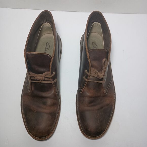Clarks Bushacre Mens Size 13M Brown Casual Chukka Desert Ankle Boots Shoes 15522 - Picture 16 of 16